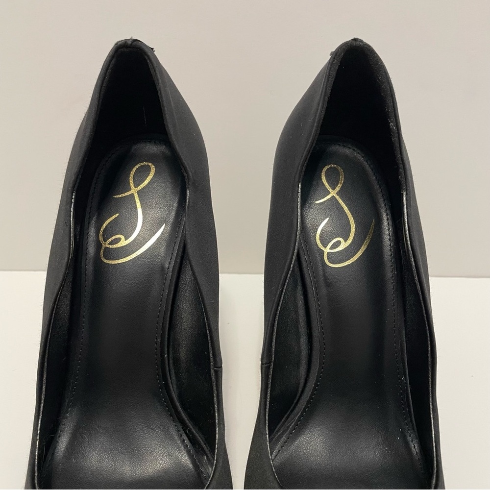 Sam Edelman Deela Pointed Toe Heel Black with Silver Accents Size 9 - Picture 11 of 15